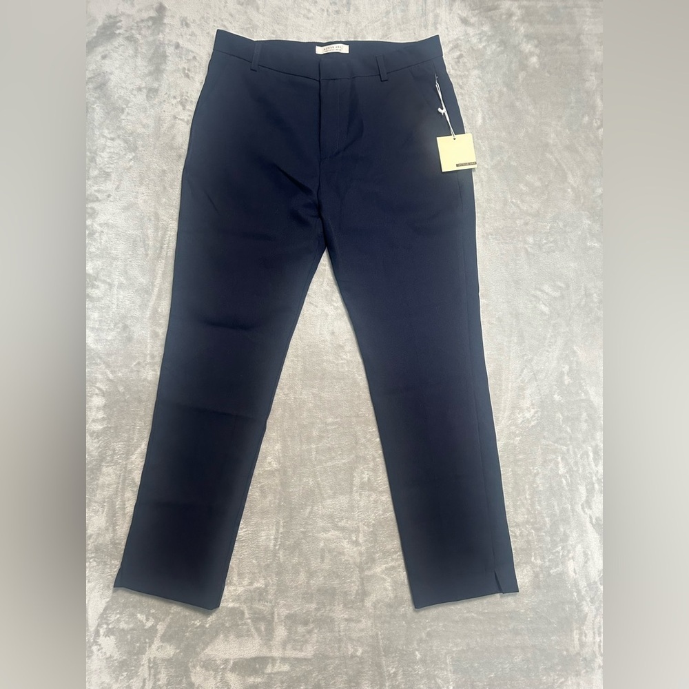 Active USA Trouser Pants Women’s Medium Navy Blue Pockets High Waist